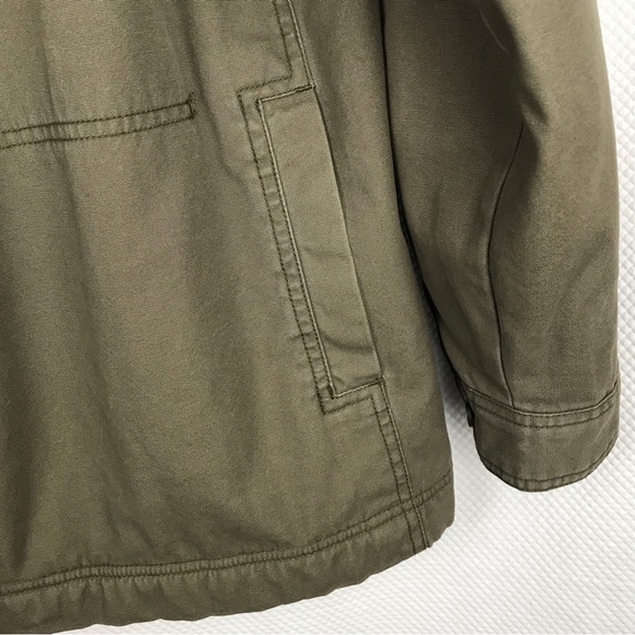 ROYAL ROBBINS Utility Coat Khaki Olive Green Mens L Insulated Outdoor Jacket - Picture 2 of 12